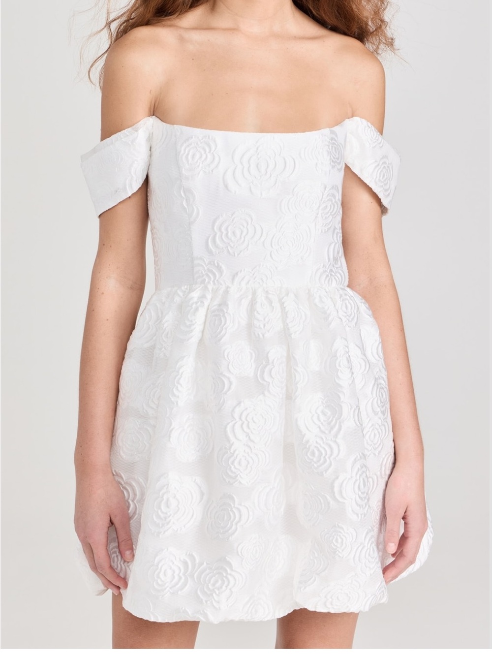 AMANDA UPRICHARD Valentina Mini Dress in White